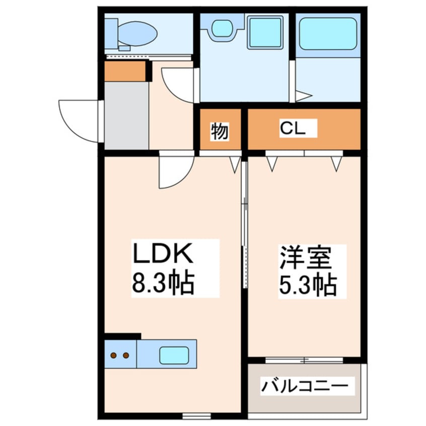 間取図 SunMark　京町本丁