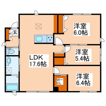 間取図 Casa Regio Kokubu