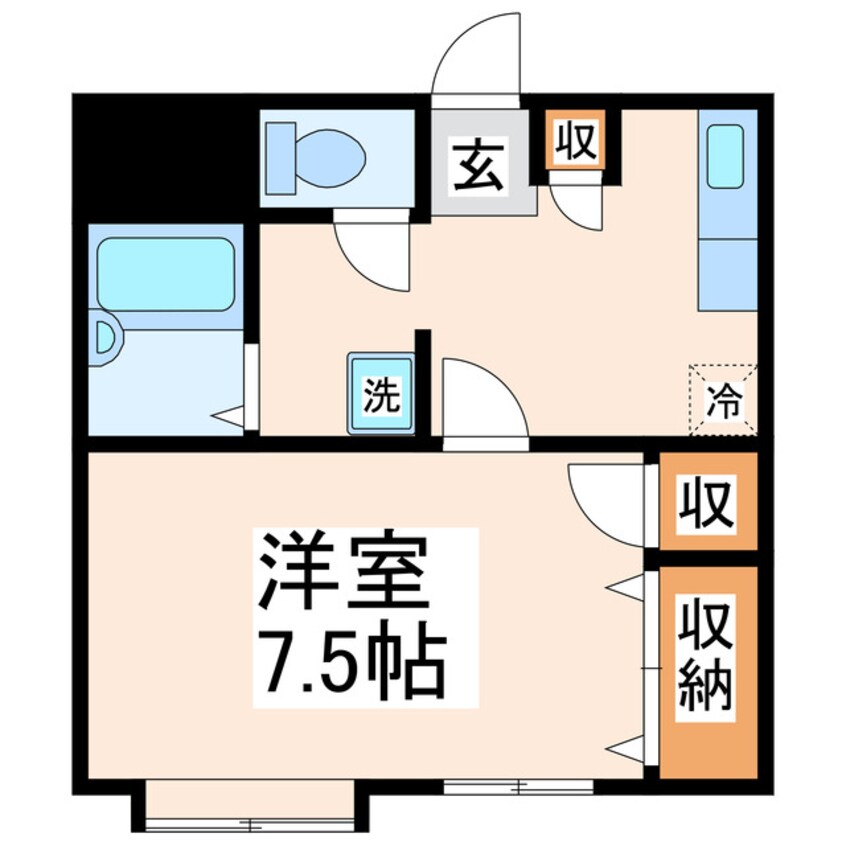間取図 レインボーハイツ