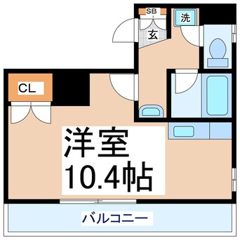 間取図 産交バス（熊本市）/裁判所前 徒歩2分 5階 築29年