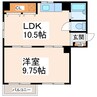 グリーンマンション 1LDKの間取り