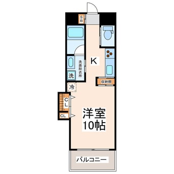 間取図 エストゥディオ・デルディア