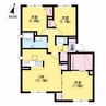 熊本市営バス/身障者福祉センター前 徒歩5分 1階 築11年 3LDKの間取り