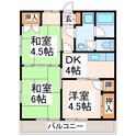 サングリーン徳永の間取図