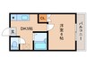 第３年見マンション 1DKの間取り