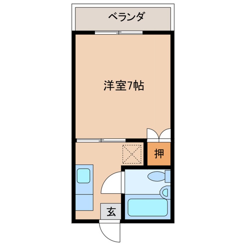 間取図 シティーハイツ姫城