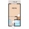 シティーハイツ姫城 1Kの間取り