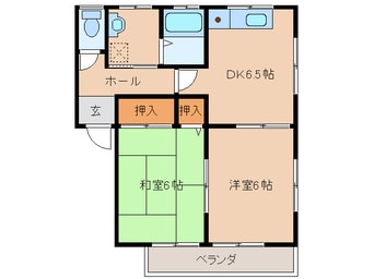 間取図 グリーンコーポ高木