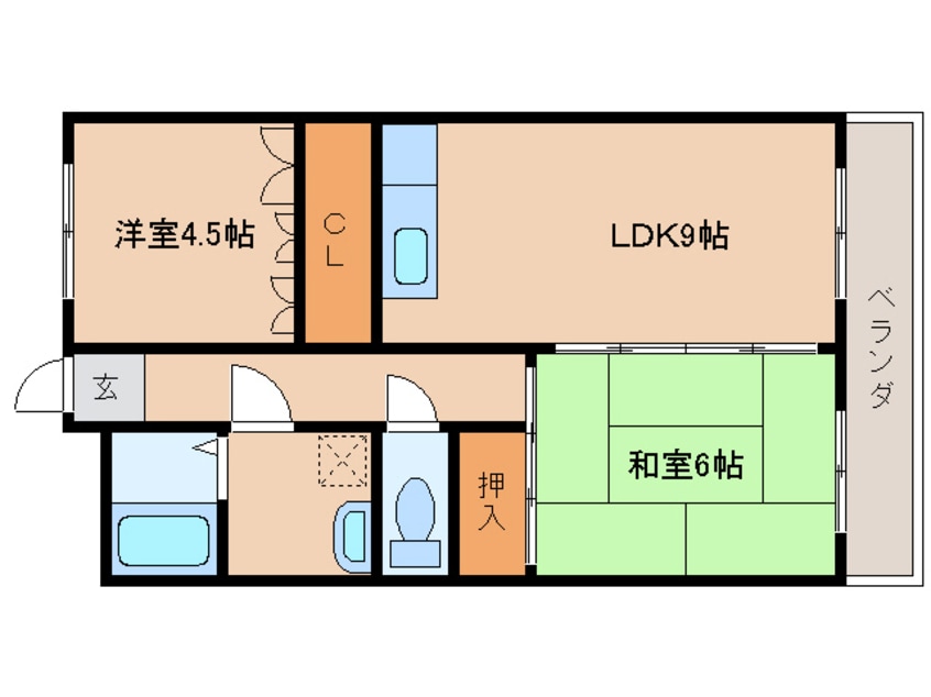 間取図 CNJ立野No.4