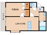 ＭＴ番館 1LDKの間取り