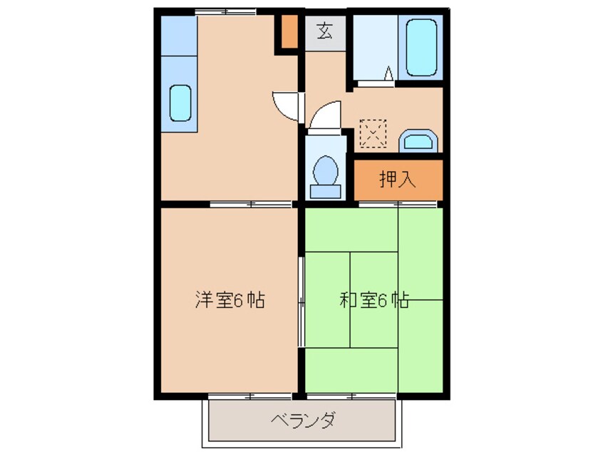 間取図 アメニティK