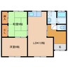 田園調布 2LDKの間取り