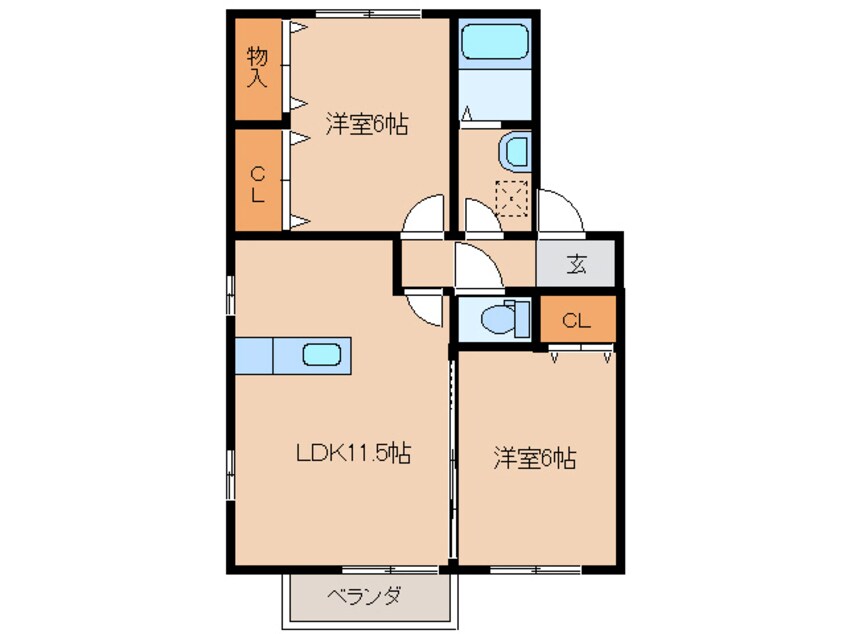 間取図 フルール・ド・シャモニ