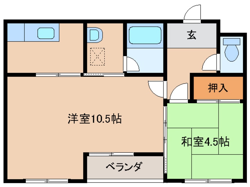 間取図 コーポピース