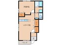 プラシード・カーサＡ・Ｂ・Ｃの間取図