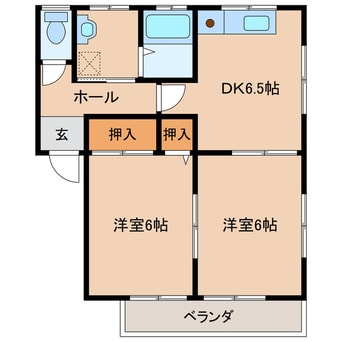 間取図 クローバーⅠ・Ⅱ