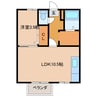 ユキ・コーポ 1LDKの間取り