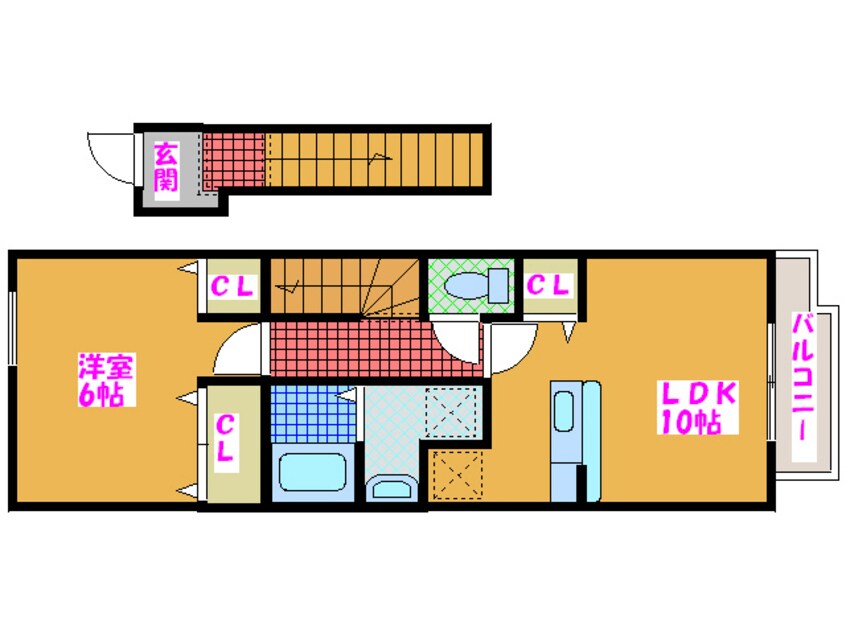 間取図 ベアレン　サイド