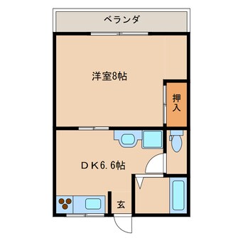 間取図 コーポあやめ