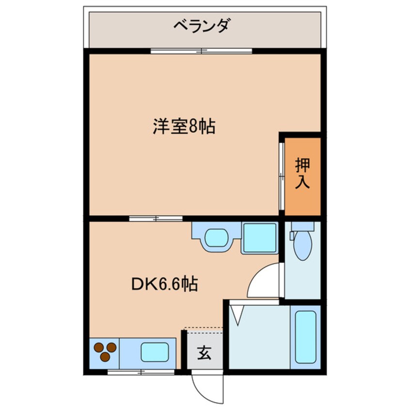 間取図 コーポあやめ