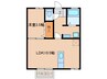 エストリル2 1LDKの間取り