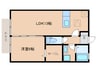 ホームパーティⅢ号館 1LDKの間取り