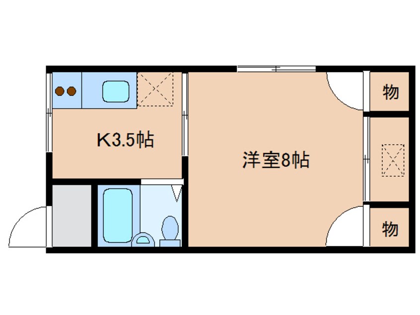 間取図 コーポラス雅