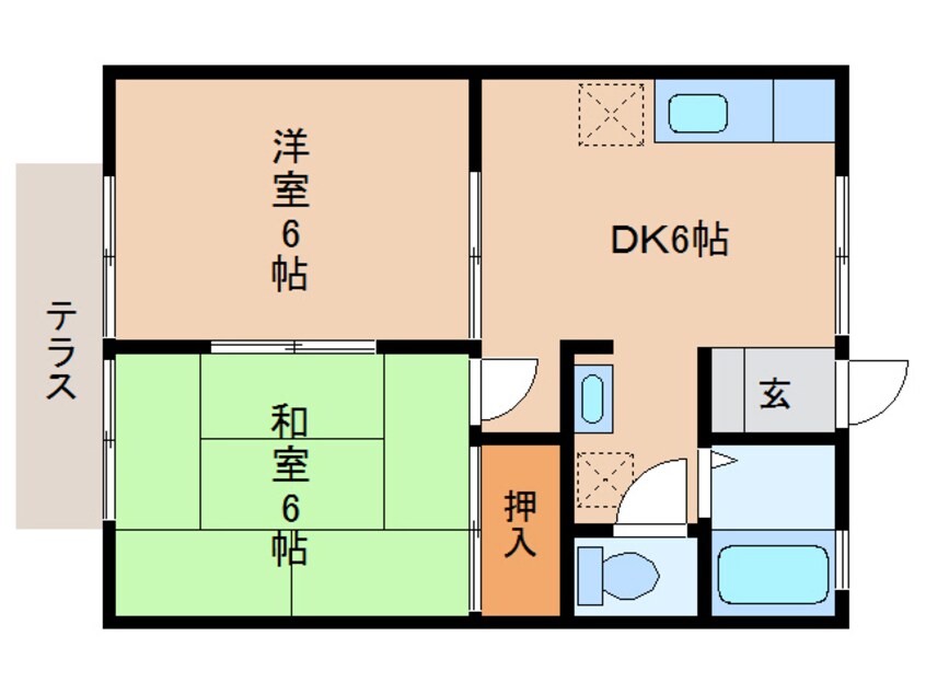 間取図 セジュールカミムラ