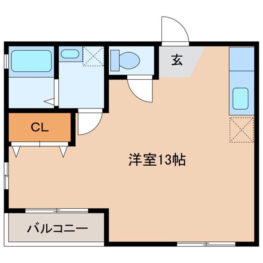 間取図 コート野崎