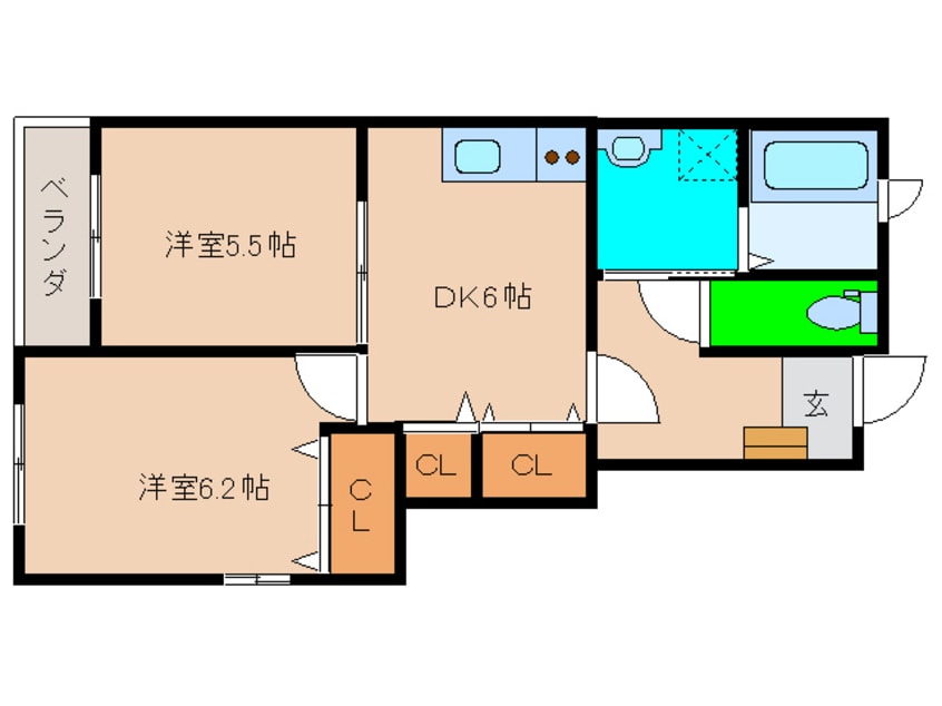 間取図 ロング　シーダーＭ