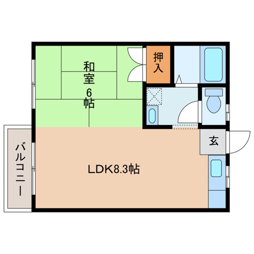 間取図 ローゼンハイムⅠ・Ⅱ