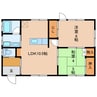 永野住宅 2LDKの間取り