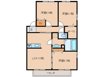 間取図 メゾン・ヴェール