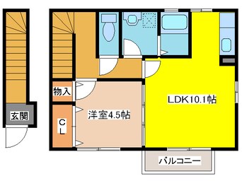 間取図 セジュールさくらＤＧ