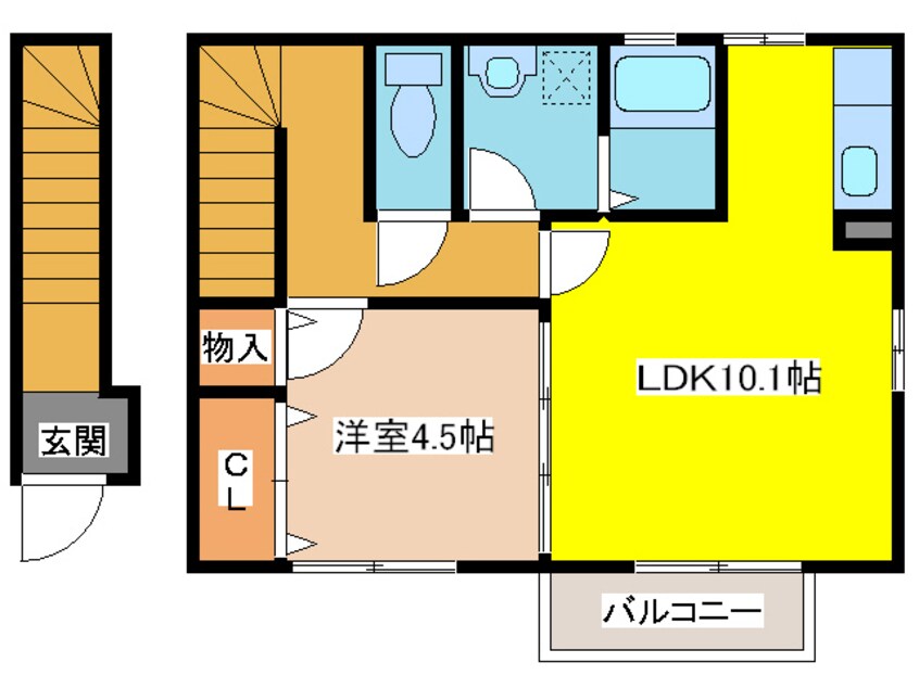 間取図 セジュールさくらＤＧ