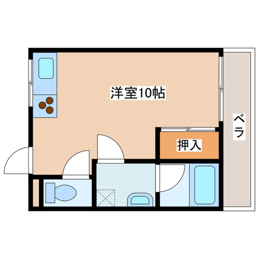 間取図 サンシティハイツワタヤ