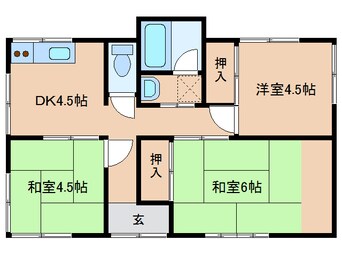 間取図 和田貸家（末吉）