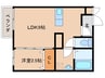 センチュリー21金田　Ｅ棟 1LDKの間取り
