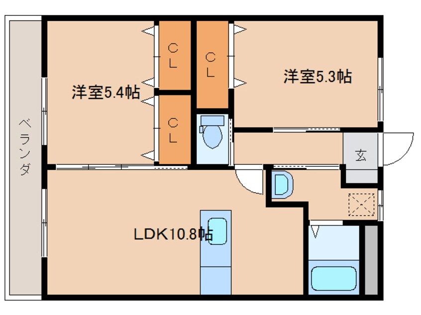 間取図 グレイスプルメリア