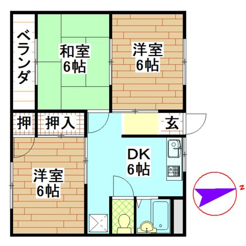 間取図 並木マンション