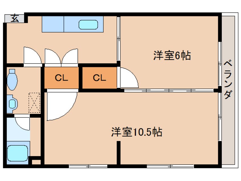 間取図 フレンドマンション