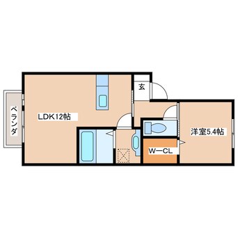 間取図 シェリア