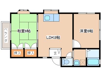 間取図 志比田Ｏハイツ