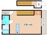 グリーンテラス若葉 1Rの間取り