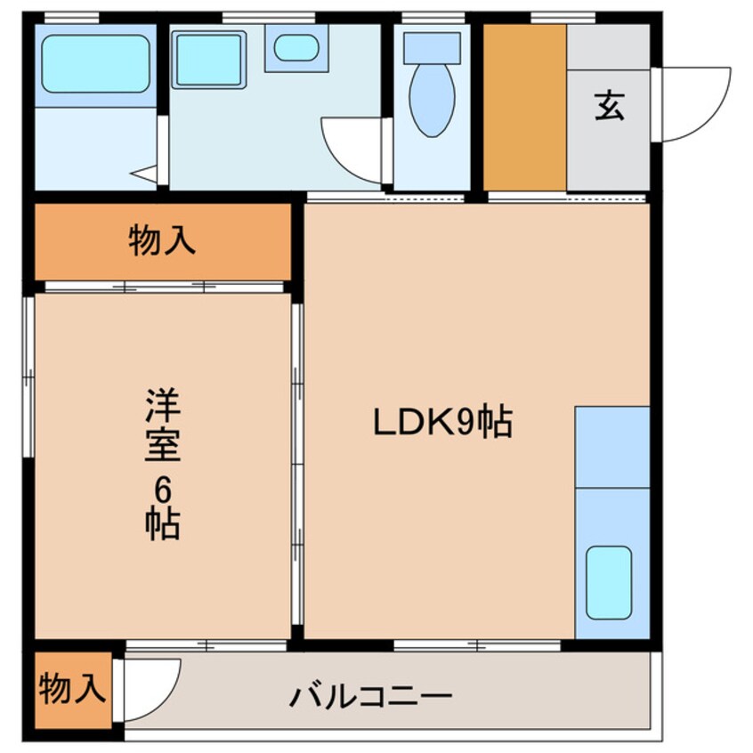 間取図 かなだコーポ