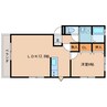 シーガルスハウス 1LDKの間取り