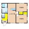 ファミリーハウス 2LDKの間取り