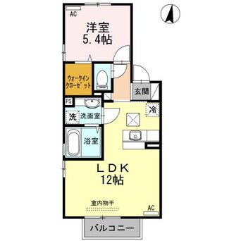 間取図 ブライトコート花繰
