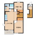 ツイングレイスA・Bの間取図