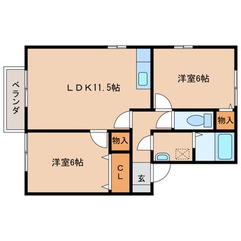 間取図 ウエストコート